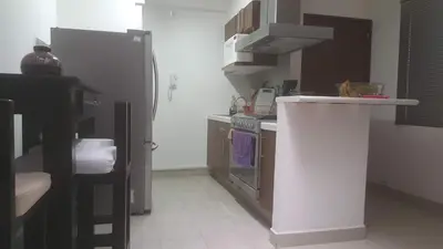 Una cocina o zona de cocina en Division del Norte Rooms
