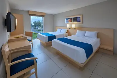 Cama o camas de una habitación en City Express by Marriott Xalapa
