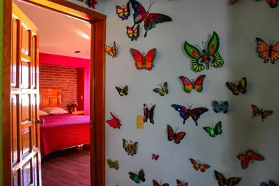 Cama o camas de una habitación en Hospedaje Ensueño