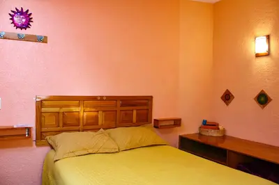 Cama o camas de una habitación en Hospedaje Ensueño