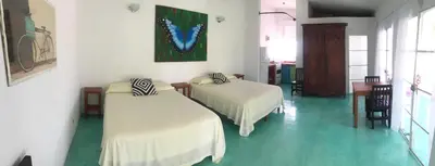 Cama o camas de una habitación en Casa de la Luz - Studio Apartment