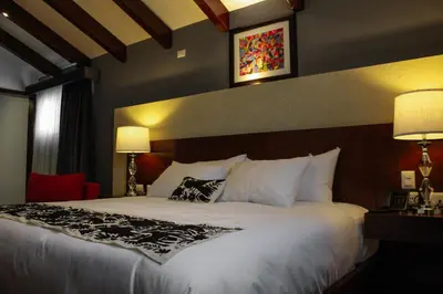Cama o camas de una habitación en Casa San Miguel Hotel Boutique y Spa