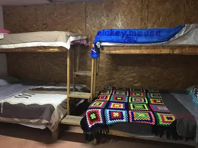 Cama o camas de una habitación en La casa del nenufar