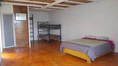 Cama o camas de una habitación en La casa del nenufar