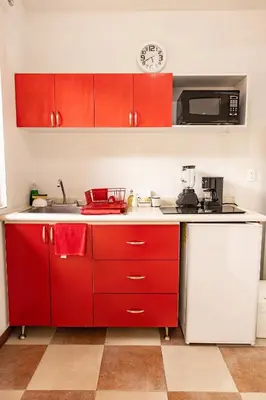 Una cocina o zona de cocina en Hermoso departamento en Oaxaca con estacionamiento
