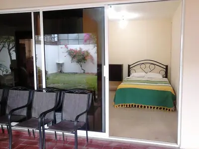 Cama o camas de una habitación en Los Nardos Hostel -pet friendly-