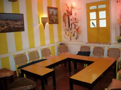 Zona de estar de Hotel Santa Prisca