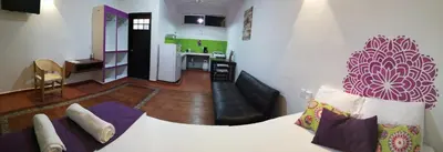 Zona de estar de Casa Puerto Bonito, Aparthotel & Coworking