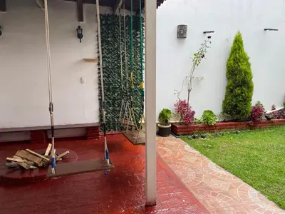 Jardín al aire libre en BONITO y AMPLIO DEPARTAMENTO con JARDÍN 