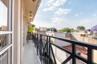 Un balcón o terraza de DEPARTAMENTO COMPLETO COYOACAN