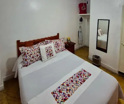 Cama o camas de una habitación en Hotel Catalina