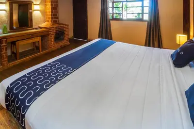 Cama o camas de una habitación en Hotel Pozo Viejo