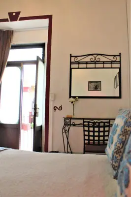 Cama o camas de una habitación en Quinta Alhóndiga Galindo Hotel Boutique