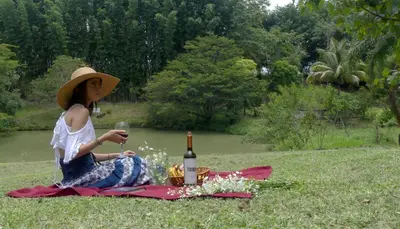 Bebidas en Finca La Laguna