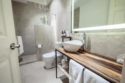 Un baño de Hotel Tabáa Oaxaca
