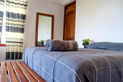 Cama o camas de una habitación en La Aldea Zipolite