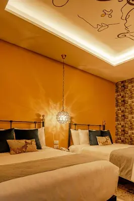 Cama o camas de una habitación en Hotel Boutique Casa Zevallos