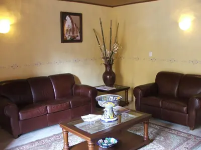 Zona de estar de Hotel Casa Real Tehuacan