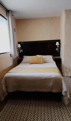 Cama o camas de una habitación en HOTEL ALTAVISTA