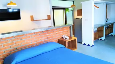 Cama o camas de una habitación en Terraza del Alférez