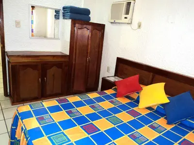 Cama o camas de una habitación en Canadian Resort Veracruz
