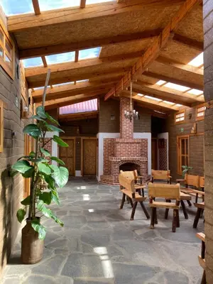 Un patio o zona al aire libre en Hotel Finca Belén