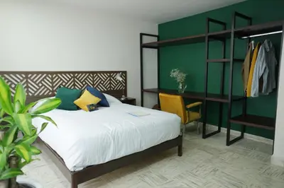Cama o camas de una habitación en The Dear