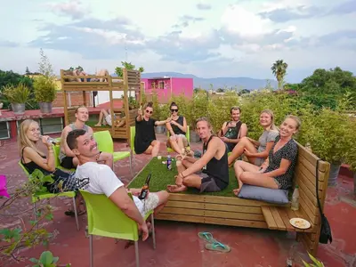 Clientes alojados en Casa Angel Hostel