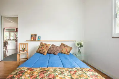 Cama o camas de una habitación en Loft Contemporaneo a 50m de la Plaza Principal de Coyoacán