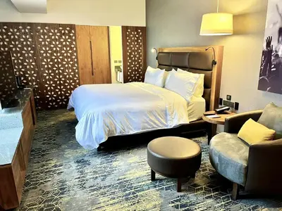 Cama o camas de una habitación en Fiesta Americana Viaducto Aeropuerto