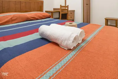 Cama o camas de una habitación en Hotel VidaMar