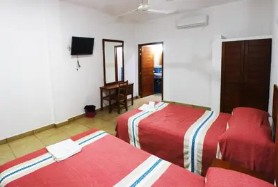 Cama o camas de una habitación en Hotel VidaMar