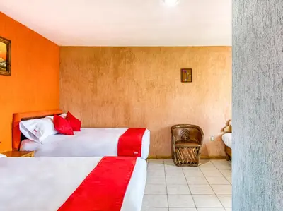 Cama o camas de una habitación en Hotel Vista Markés