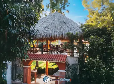 Jardín al aire libre en Quinta Celeste
