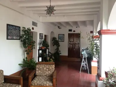 Zona de estar de Hotel Posada Santa Anita