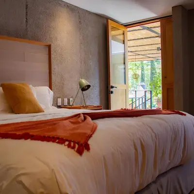 Cama o camas de una habitación en Casa Tuna