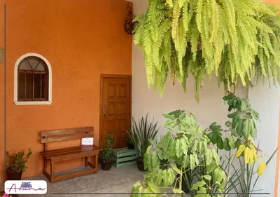 Jardín al aire libre en Aruma Cuernavaca