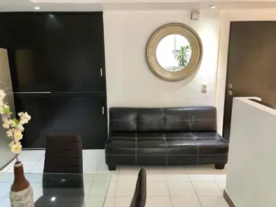 Zona de estar de Acapulco suites Y condominio Mediterrane
