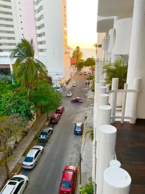 Edificio en el que se encuentra el apartahotel