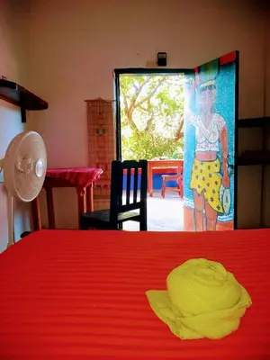Cama o camas de una habitación en Casa Gundi y Tomas