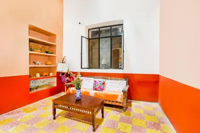 Zona de estar de OYO Hotel Y Restaurante Mitla, Oaxaca