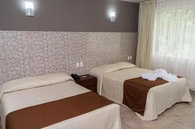 Cama o camas de una habitación en Hotel Verdi
