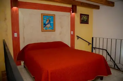 Cama o camas de una habitación en Los Arrayanes