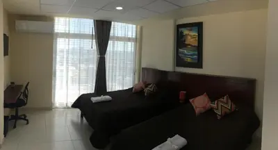Zona de estar de Harbour Inn - Veracruz
