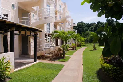 Jardín al aire libre en Marina Diamante Planta Baja