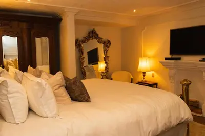 Cama o camas de una habitación en Mansión Papilio