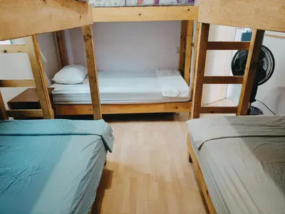 Cama o camas de una habitación en Hostal a 10 min del centro de Veracruz