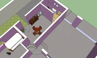 Plano de Hostal a 10 min del centro de Veracruz