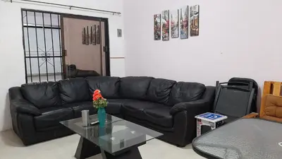 Zona de estar de Hostal a 10 min del centro de Veracruz