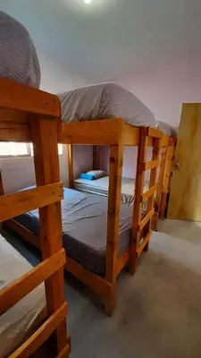 Cama o camas de una habitación en Hostal a 10 min del centro de Veracruz